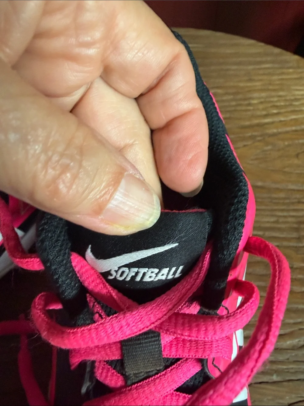 Nike Hyperdiamond 4 Fast Flex Girls' Softball Cleats Pink Black White